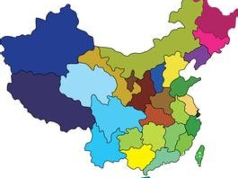 中國(guó)地圖省份拼圖3D打印模型