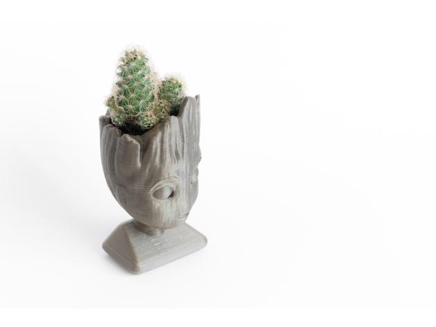 格魯特小花盆3D打印模型