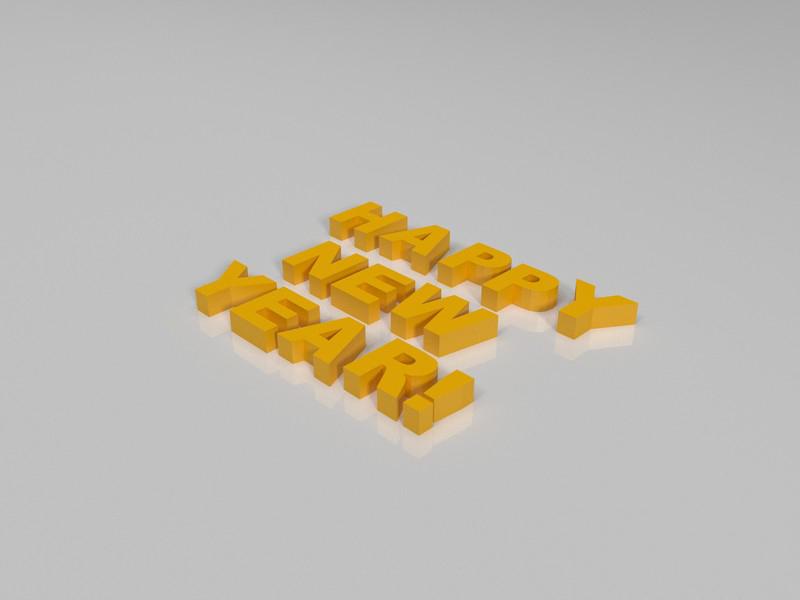 生日快樂 3D打印生日禮物3D打印模型