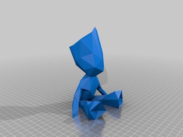 低聚打印格魯特寶寶3D打印模型