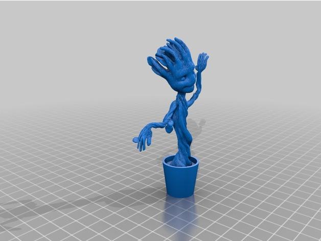 格魯特寶寶 Don't Burn Baby Groot3D打印模型