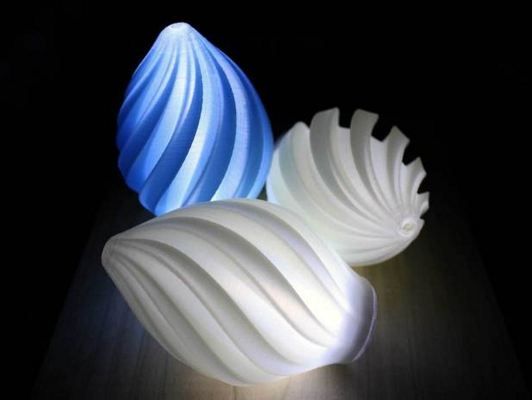 圣誕裝飾彩燈燈罩3D打印模型