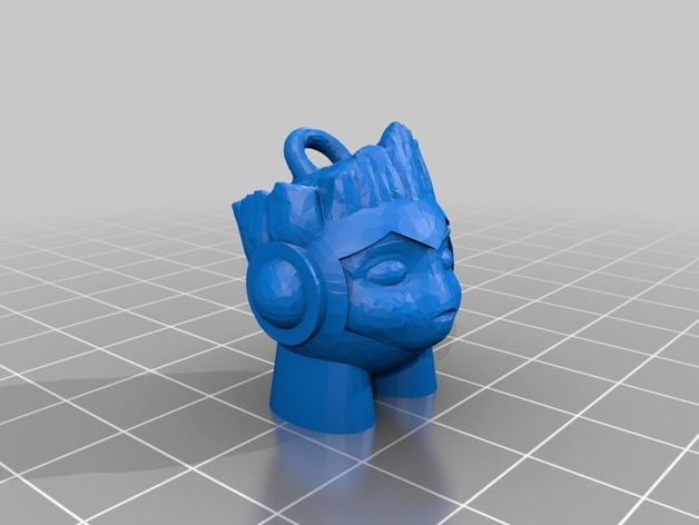 格魯特寶寶鑰匙扣3D打印模型