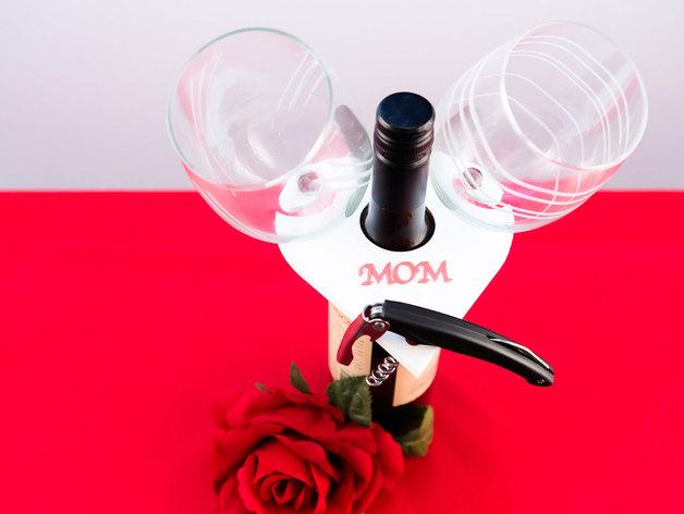 給媽媽的紅酒支架3D打印模型