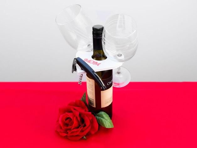 給媽媽的紅酒支架3D打印模型