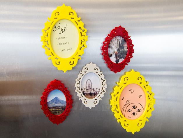 3D打印橢圓相框3D打印模型