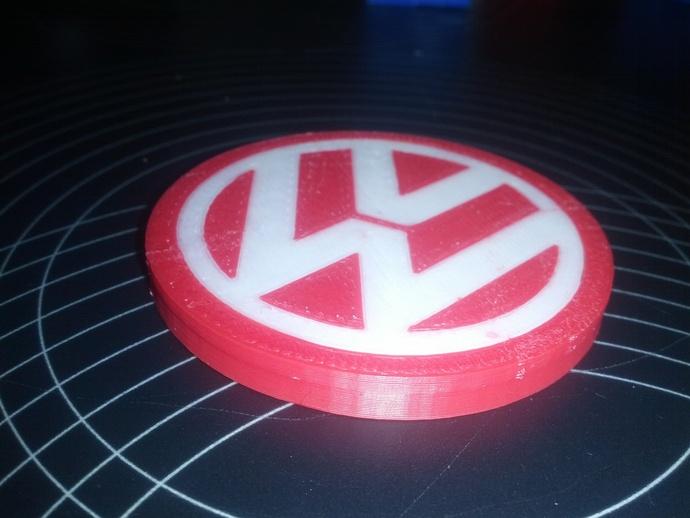 大眾汽車LOGO3D打印模型