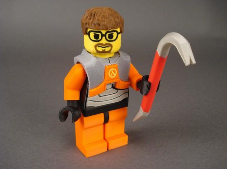 戈登·弗里曼樂高人物設(shè)計(jì)3D打印模型