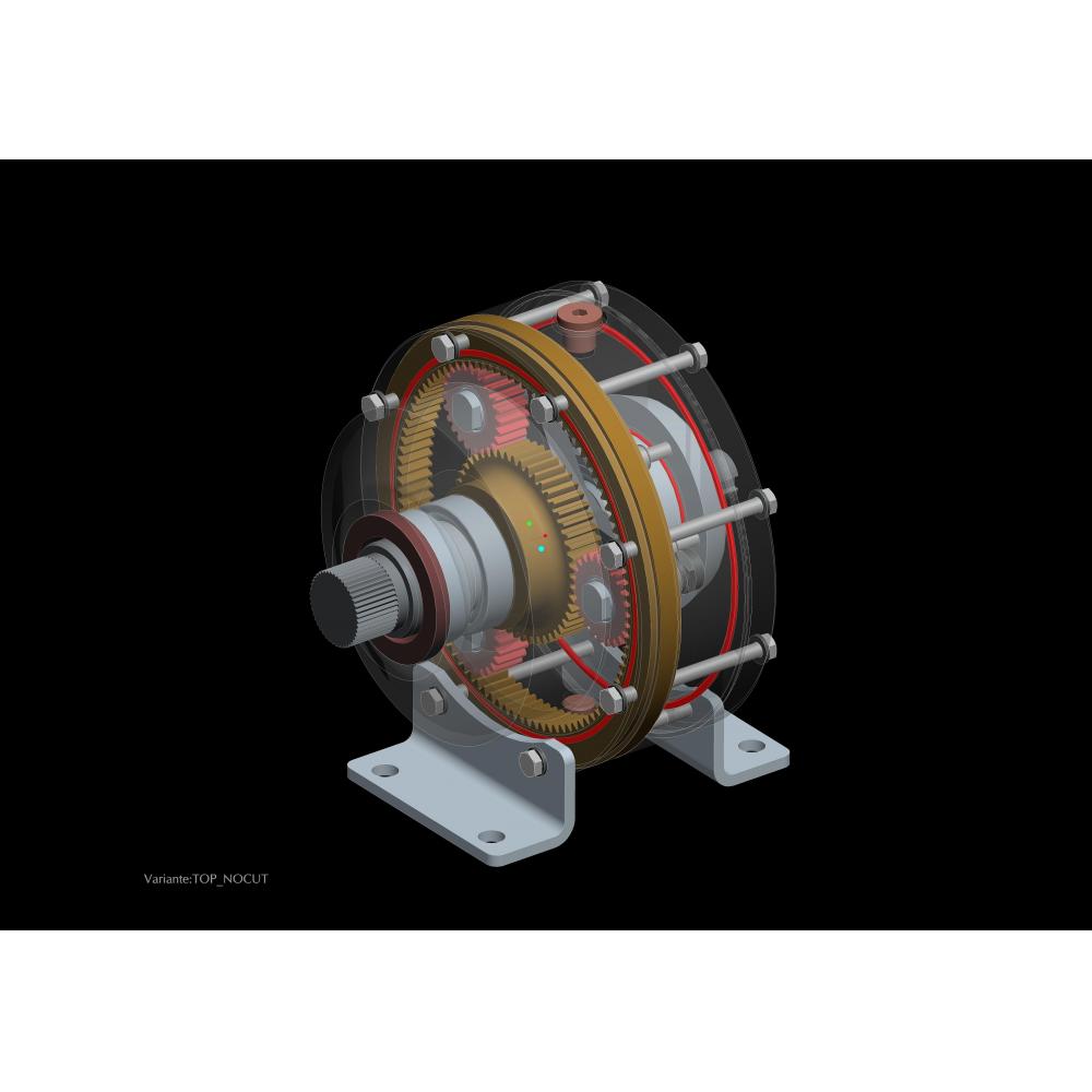 行星減速箱3D打印模型3D打印模型