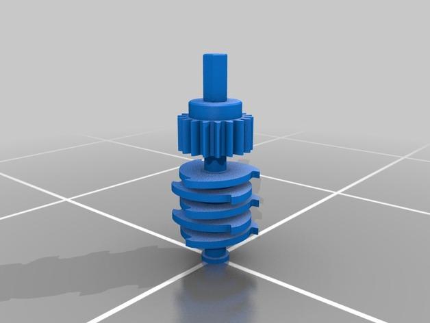 簡(jiǎn)單的碎紙機(jī)3D打印模型