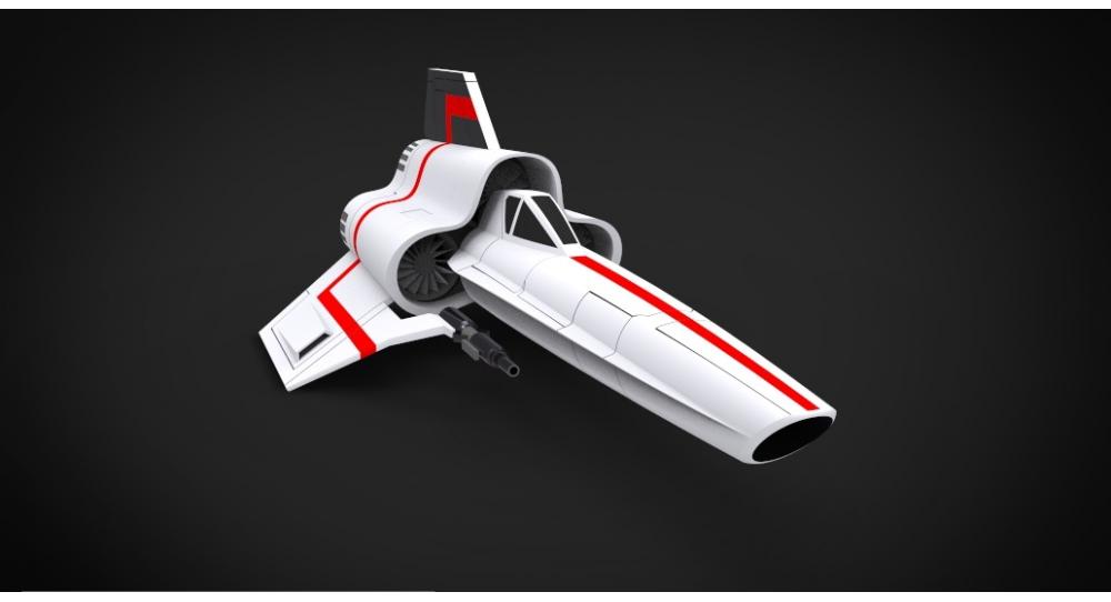 3D打印蝰蛇戰(zhàn)斗機(jī)3D打印模型