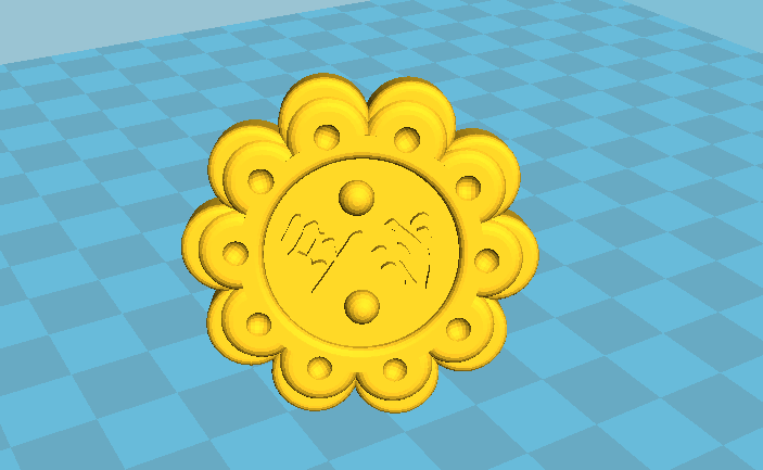 中秋佳節(jié) 豆沙月餅3D打印模型