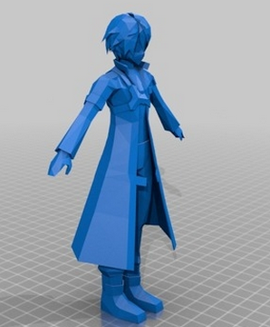 桐谷和人模型手辦 刀劍神域3D打印模型