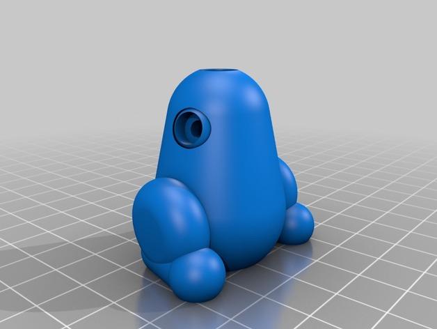 發(fā)光Kitty貓3D打印模型