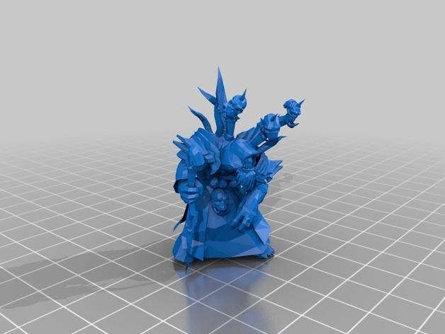 魔獸世界古爾丹模型 wow3D打印模型