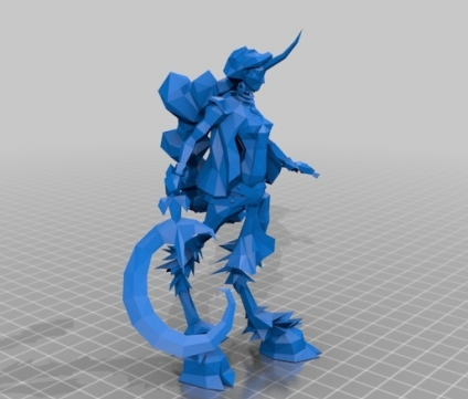 LOL 英雄聯(lián)盟 索拉卡 3D打印模型手辦3D打印模型