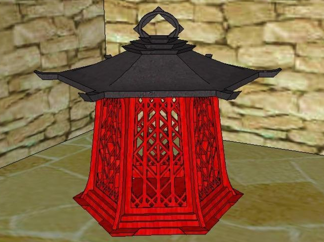 燈籠3D打印模型