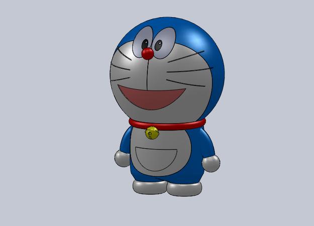 哆啦A夢3D打印模型