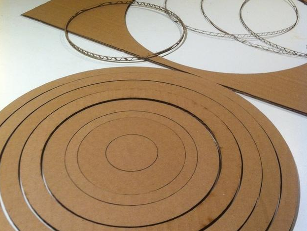 球形紙板燈罩3D打印模型