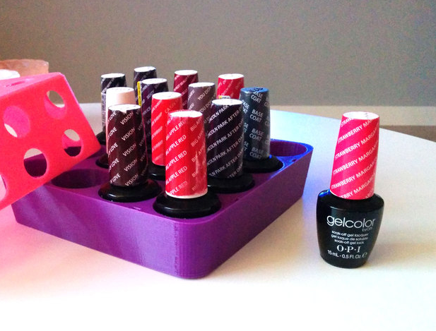 指甲油收納盒3D打印模型