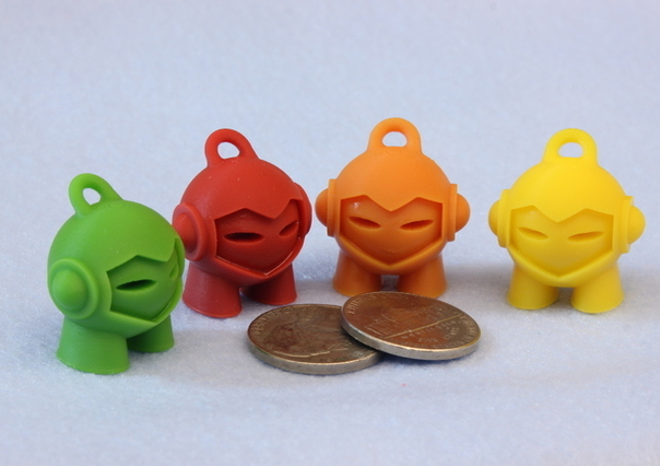 人物圖案鑰匙扣3D打印模型