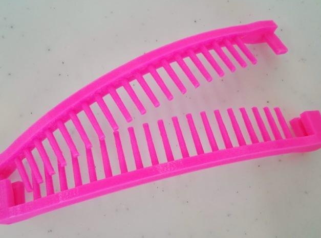 簡易發(fā)夾3D打印模型