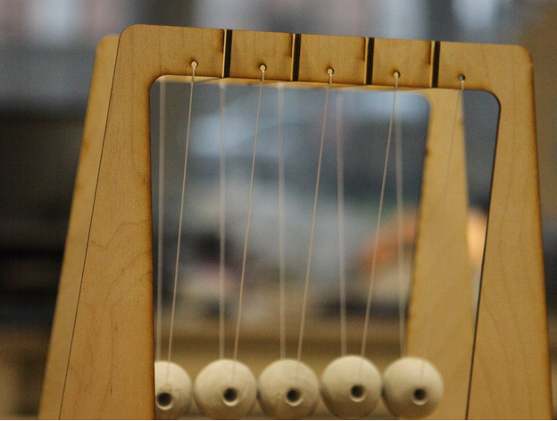 牛頓定律3D打印模型