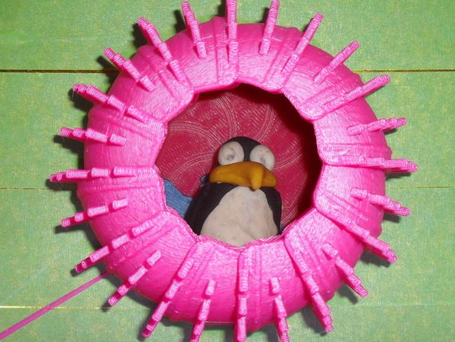 海膽3D打印模型