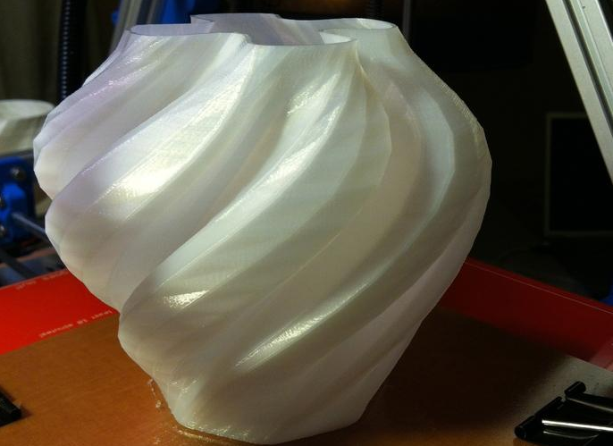 螺旋狀花瓶3D打印模型