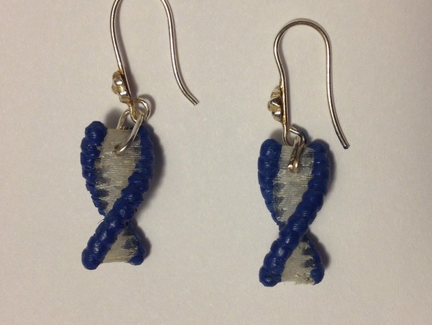 DNA耳環(huán)3D打印模型