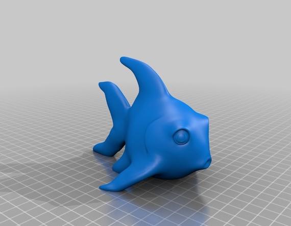 金魚3D打印模型