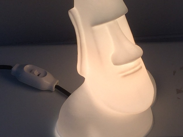 摩艾燈3D打印模型