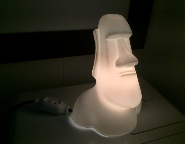 摩艾燈3D打印模型