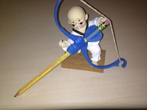 射箭造型筆筒3D打印模型