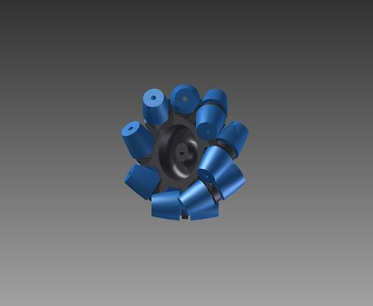 麥克納姆全向輪3D打印模型