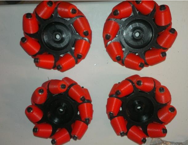 麥克納姆全向輪3D打印模型