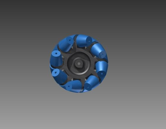 麥克納姆全向輪3D打印模型