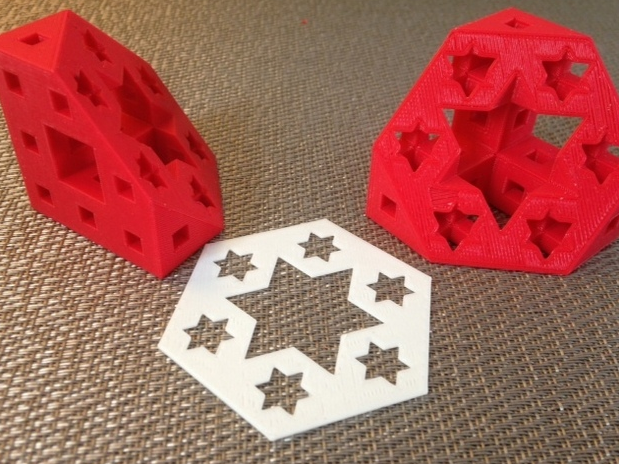 門格爾片3D打印模型