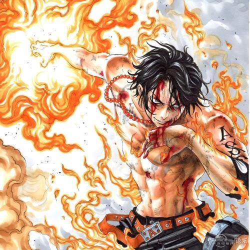 ONE PIECE海賊王火拳艾斯3D打印模型