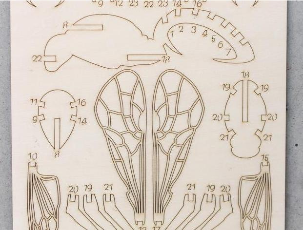 小蜜蜂拼圖3D打印模型