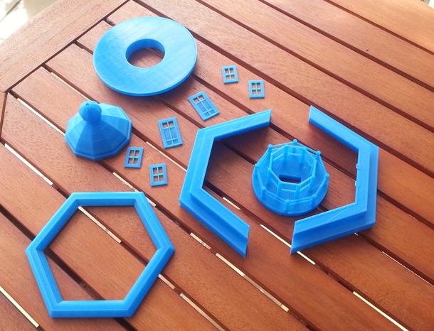 瞭望燈塔3D打印模型