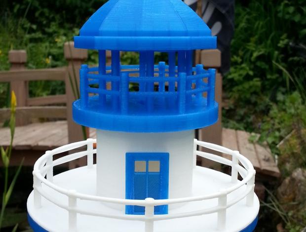 瞭望燈塔3D打印模型