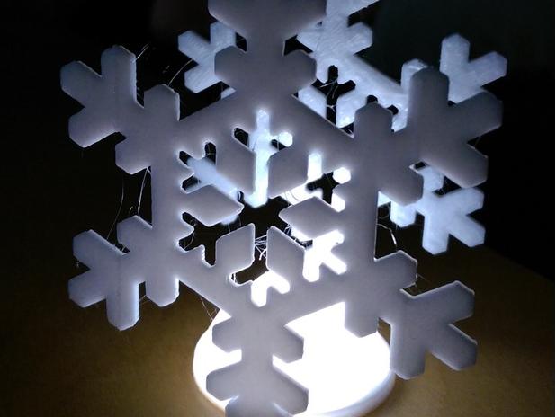 雪花燈3D打印模型