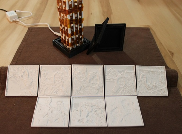 方體壁燈3D打印模型