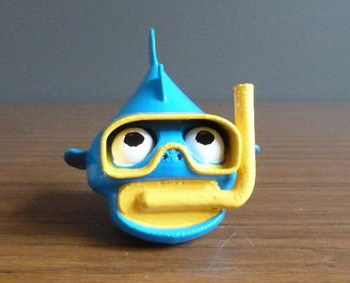 魚3D打印模型