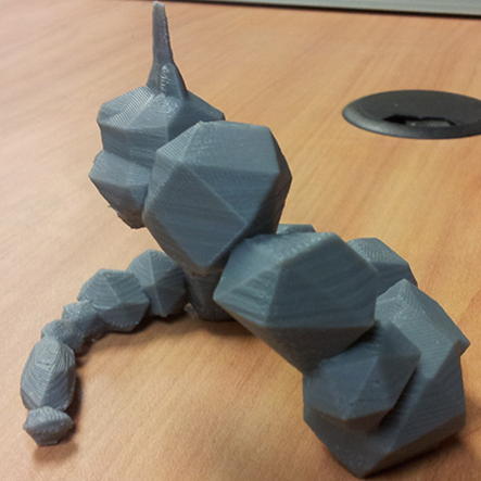 神奇寶貝大巖蛇3D打印模型