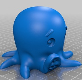 章魚3D打印模型
