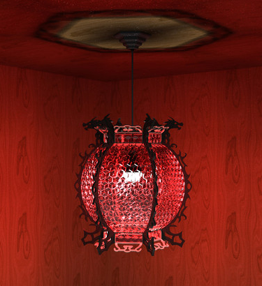 古風(fēng)燈籠3D打印模型