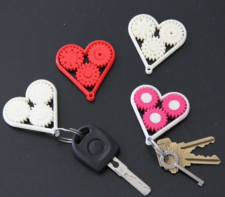 心形鑰匙扣3D打印模型