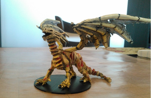 霸王龍拼圖3D打印模型